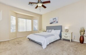 4 bedrooms, iron/ironing board, travel crib, free WiFi