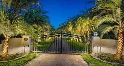 "Palm Beach House" A-Frame on a Palm Tree Farm