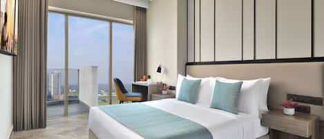 1 dormitori, roba de llit d'alta qualitat, cobrellits i minibar