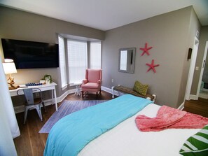 1 slaapkamer, een strijkplank/strijkijzer, wifi, beddengoed