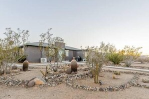 Property grounds - New! Twilite Cactus Villa @ Joshua Tree-Pool, Spa, Fire Pit (Twentynine Palms)