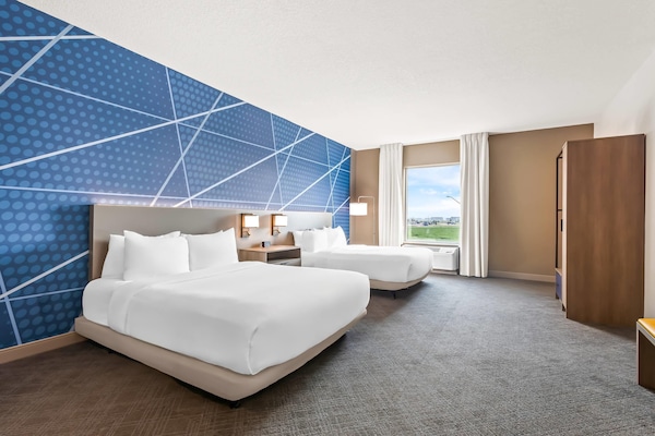 Room, Multiple Beds, Accessible, Non Smoking | Desk, laptop workspace, soundproofing, iron/ironing board