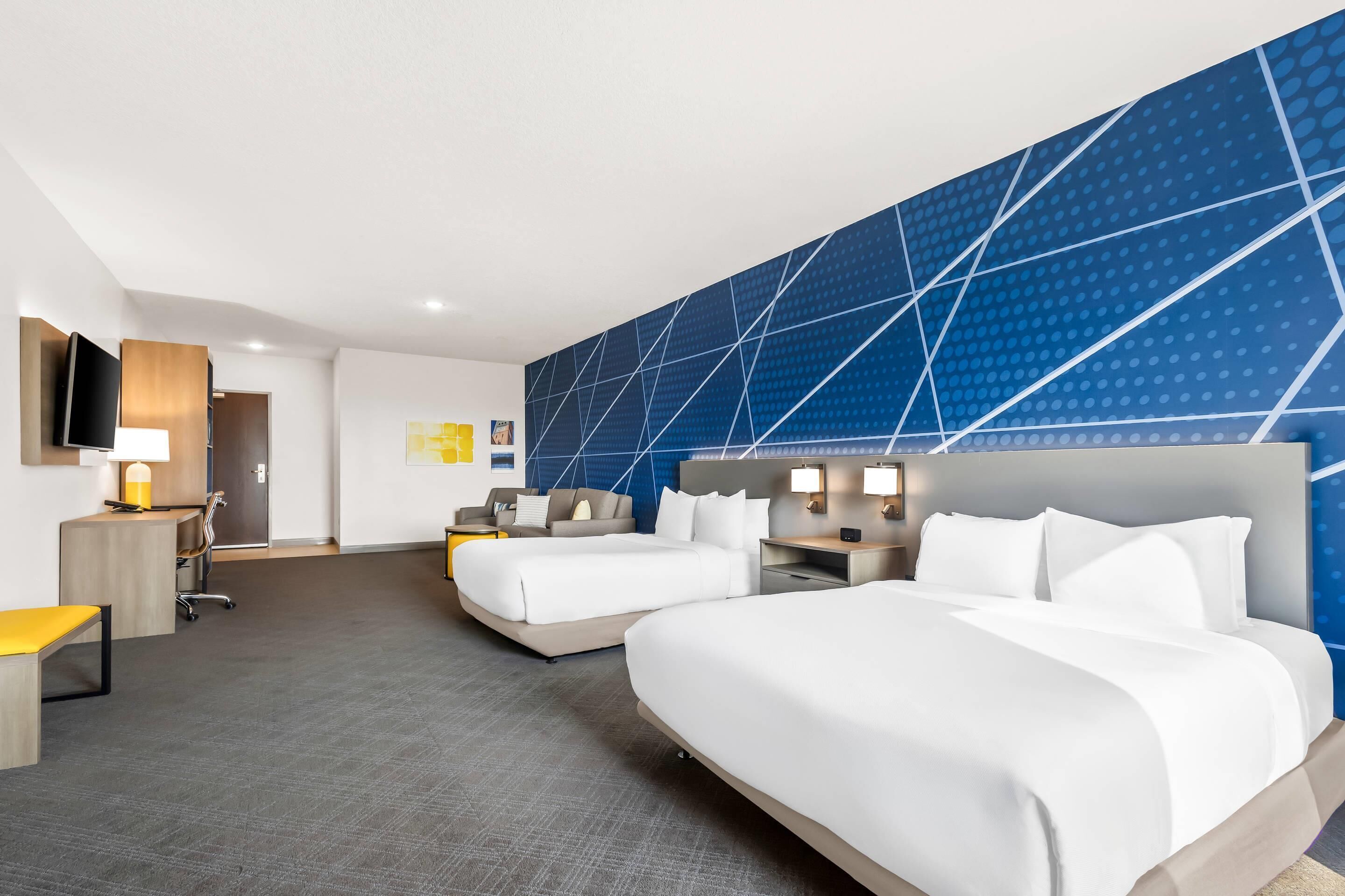 room, multiple beds, accessible, non smoking | desk, laptop workspace, soundproofing, iron/ironing board