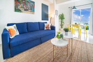 Apartment | Living area - Tower Condo Pretty Ocean View Boca Chica (Boca Chica)