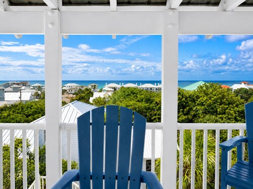 Breathtaking 30A Ocean View ☀️Near Beach | Family Friendly | Coom Pool ☀️ Barbie Bathroom
