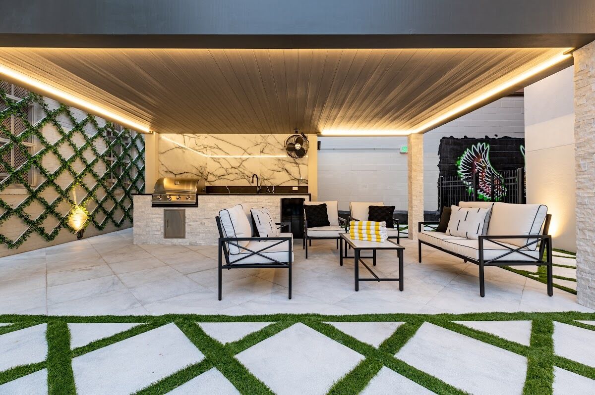 Enceinte de l’hébergement