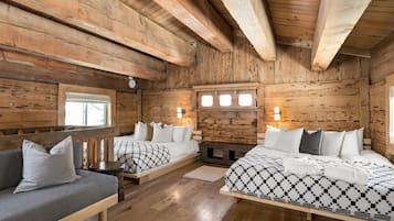 家庭小屋, 多張床, 露台 | 1 間睡房、意大利 Frette 床單、高級寢具、羽絨被