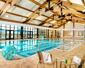 Indoor pool, a heated pool