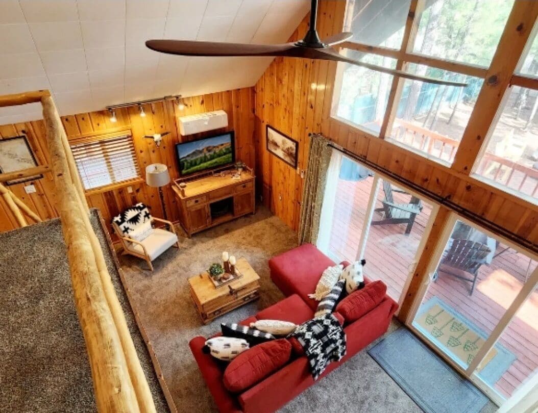 TV connectée, cheminée