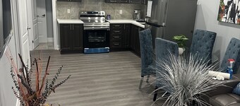 luxurious residence characterized by high-quality materials.