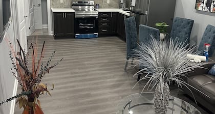 luxurious residence characterized by high-quality materials.