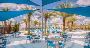 Piscine extérieure, piscine chauffée