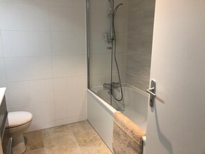 Shower, hair dryer