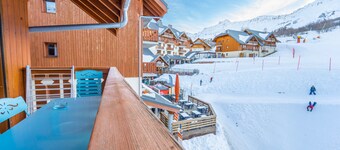 Holiday Apartment "Sfl 1 Couchages" with Balcony, Shared Pool & Wi-Fi