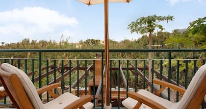 Ferienhaus "Energia Dourada" mit Meerblick, privater Terrasse und WLAN