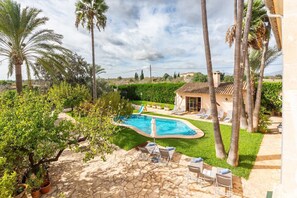 Pool - Villa "Vernissa" with Mountain View, Private Pool & Wi-Fi (Santa Margalida)