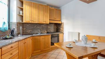 Microwave, oven, stovetop, coffee/tea maker