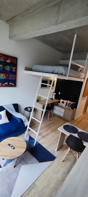 Apartment | Living area | Flat-screen TV - Art Loft in Chapinero 308 (Bogotá)