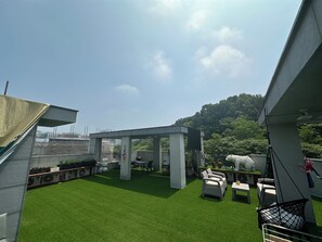 Værelse med 2 enkeltsenge | Terrasse/gårdhave