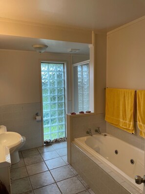 Shower, hair dryer, towels, toilet paper - Davinas - The Beach House (Coopers Beach)
