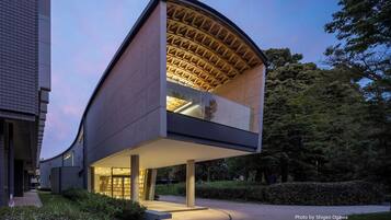 Byutsikt fra overnattingsstedet