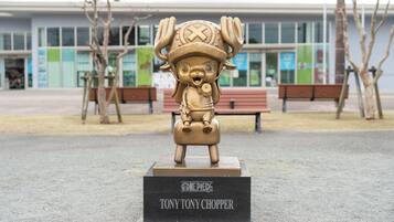 Byutsikt fra overnattingsstedet