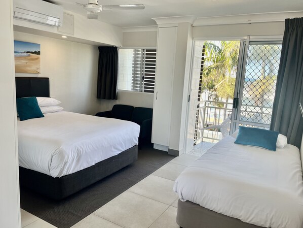 1 soverom, strykejern/-brett, wi-fi (inkludert) og sengetøy