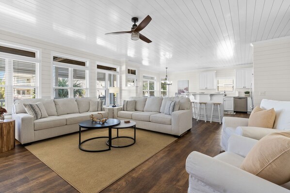 TV - Better Together at Ocean Isle Beach with private heated pool, great views and access (Ocean Isle Beach)