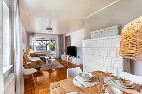 Schöne Ferienwohnung 'Scandinavian' mit privater Terrasse und WLAN