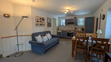 TV, DVD player, stereo