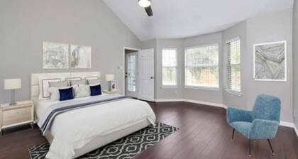 Enjoy a nice home with a beautiful garden.