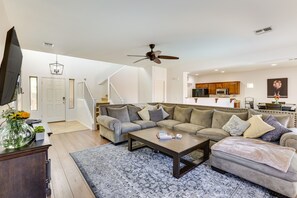 TV, fireplace, ping pong, books - Pool, Game Room! Family-Friendly Surprise Retreat (Surprise)
