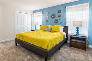 4 habitaciones, tabla de planchar con plancha, cuna de viaje y wifi