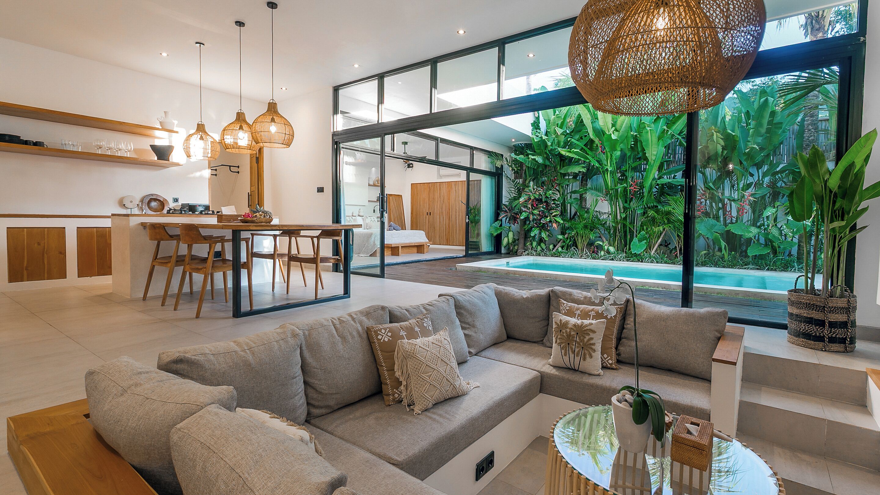 Deluxe Villa, 2 Bedrooms, Garden View | Ruang tamu