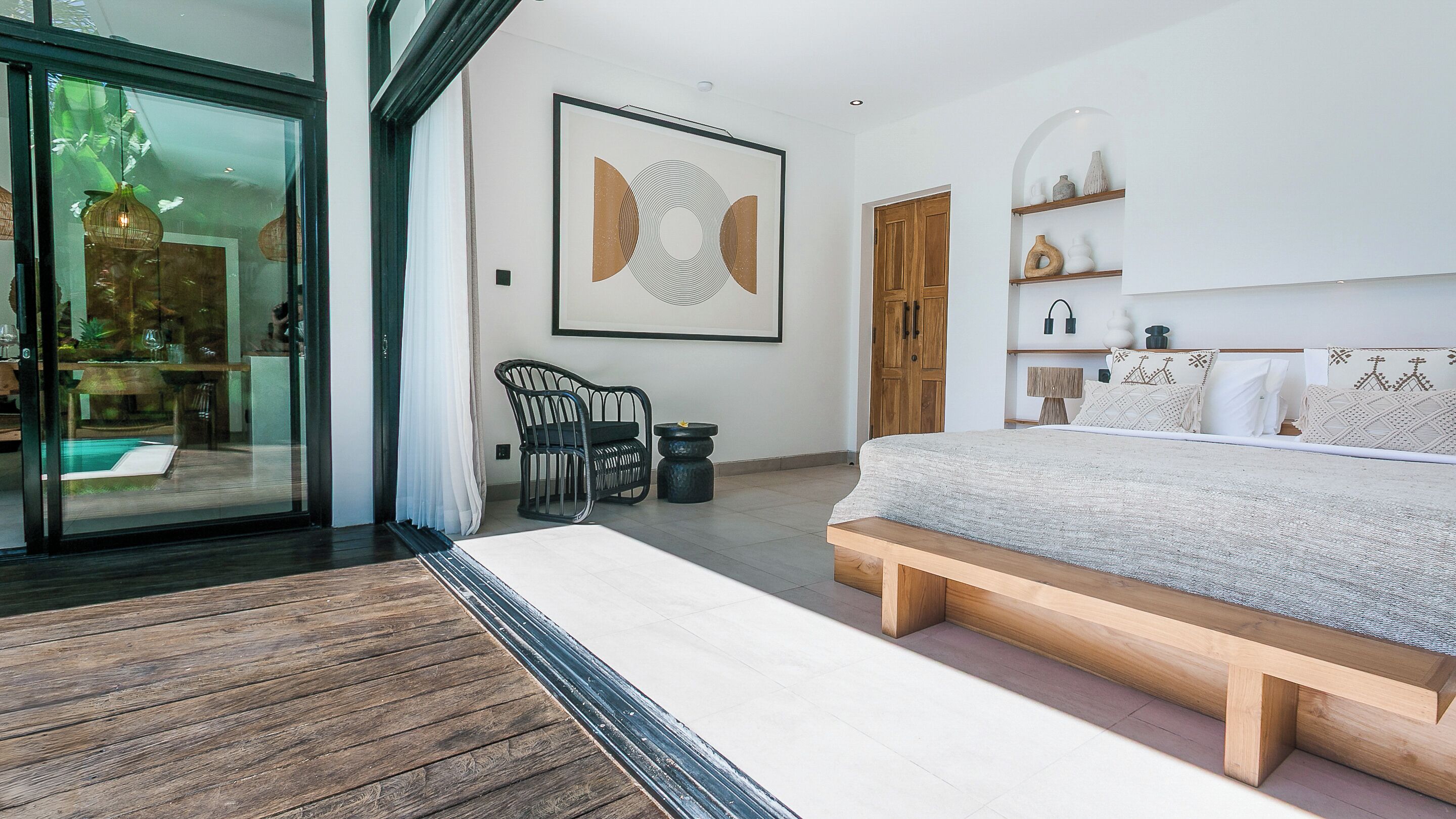 Deluxe Villa, 2 Bedrooms, Garden View | 2 bedrooms, desk, blackout curtains, iron/ironing board
