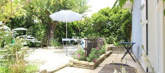 Andernos center, house 60m2 with garden 600m from the beach