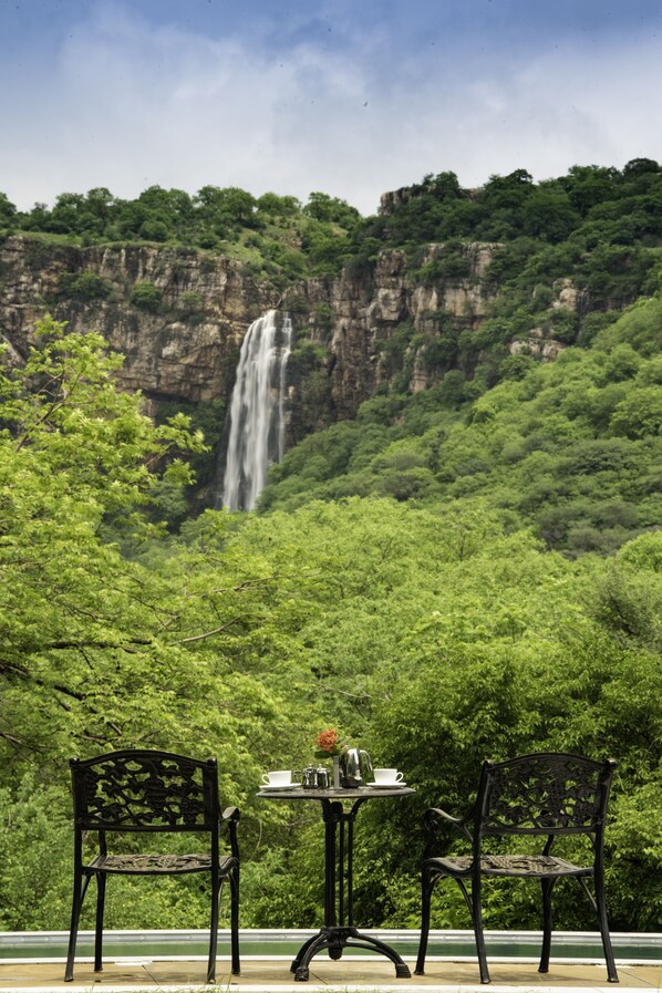 Vue depuis l’hébergement