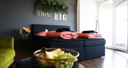 Frisches Apartment 20. Stock Netflix Zentrum