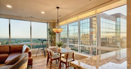 High rise condo living in the middle of it all!