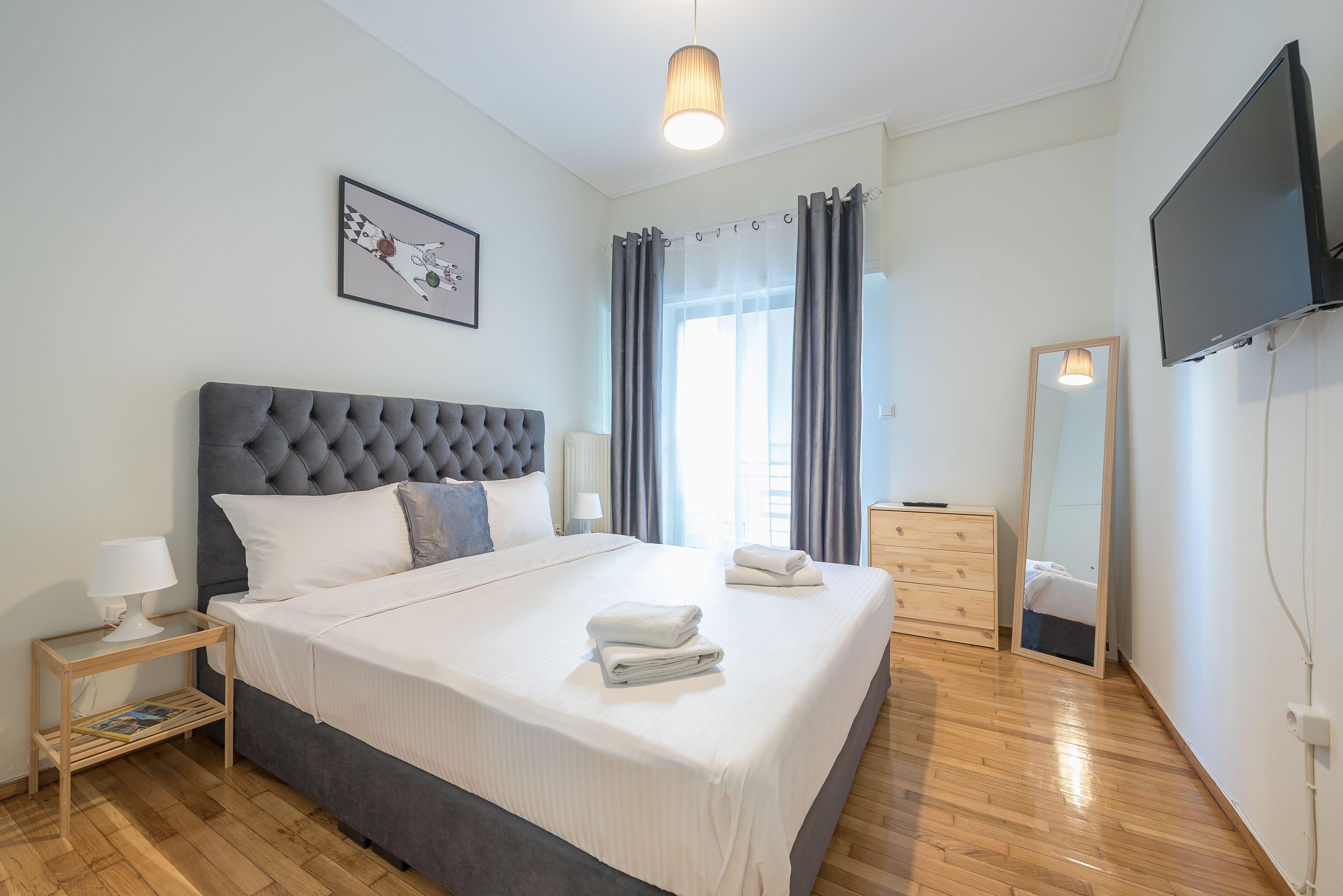 2 bedrooms, iron/ironing board, free WiFi, bed sheets