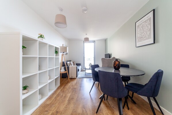 Apartment | Living area | Flat-screen TV, Netflix, streaming services - The Stratford Apartments (London)