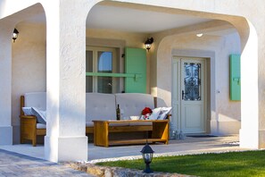 Terrace/patio - Villa Luca with pool and jacuzzi (Kvarner - Vrh) (Vrh)