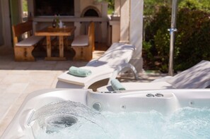 Terrace/patio - Villa Luca with pool and jacuzzi (Kvarner - Vrh) (Vrh)
