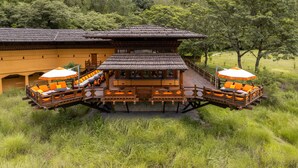 施設の正面