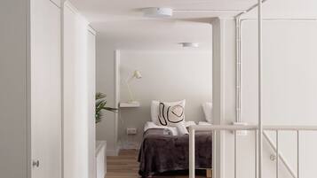 Familjestudio med havsutsikt | Arbetsyta för laptop, strykjärn/strykbräda, gratis wi-fi och sängkläder