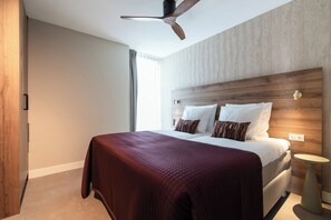 Appartement, balcon, vue ville