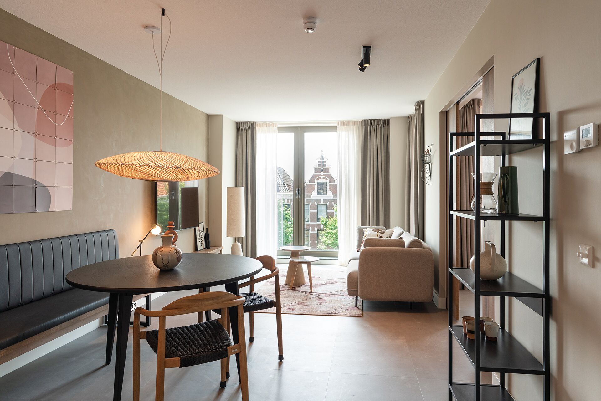 Apartment, Balkon, Stadtblick | Wohnbereich