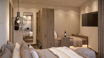 Junior Suite | 1 bedroom, down comforters, in-room safe, free WiFi