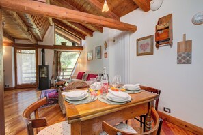 标准公寓, 1 间卧室, 山腰 (Romito Lodge Apartment Mountain) | 餐厅