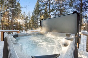 Outdoor spa tub - Mountain Views from Private Hot Tub and Balcony and Large Windows (Keystone)